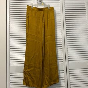 Gold Split Leg Pants